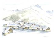 Le hameau du col par Thierry 